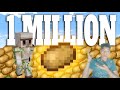 1 million harvest aalu in Minecraft survival ma #minecraft #aahugame #1million