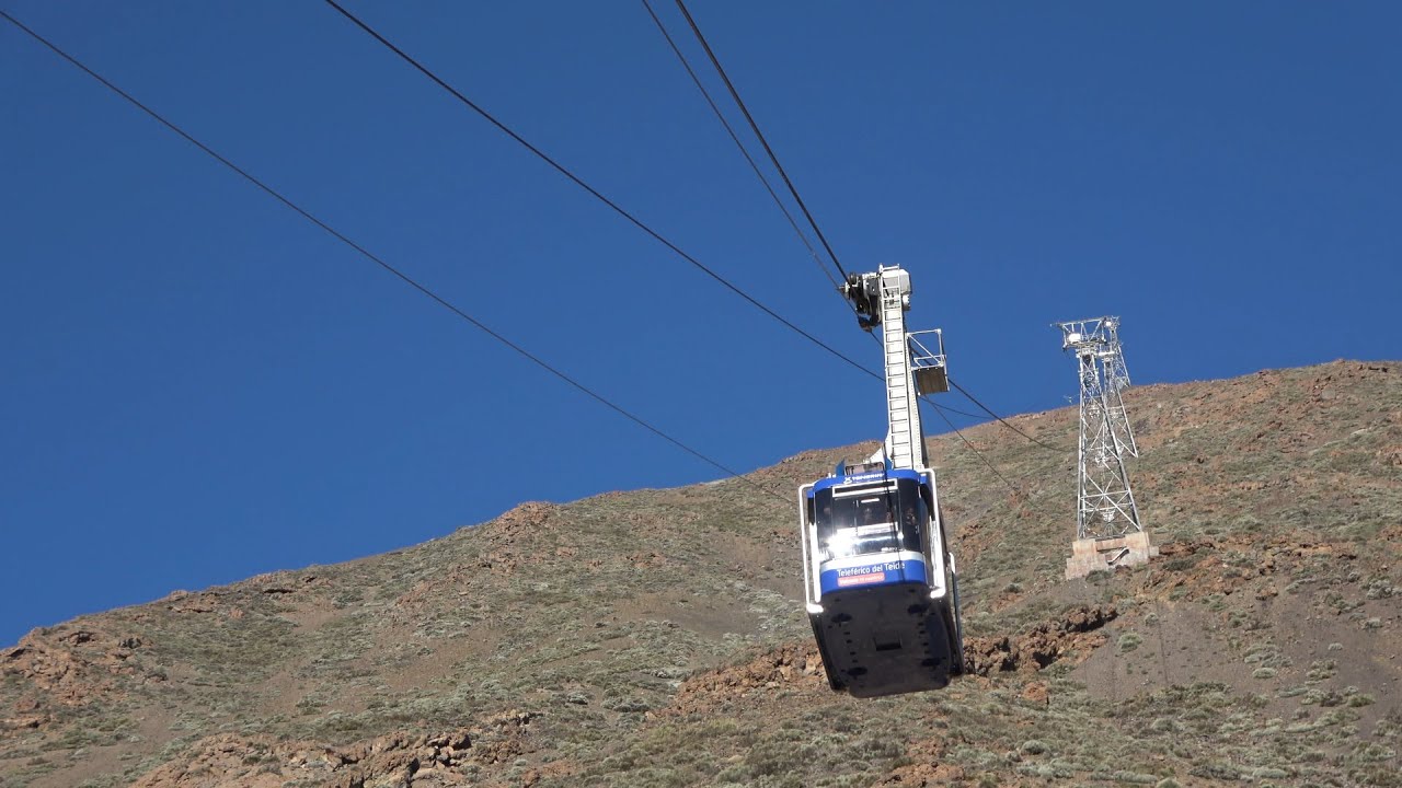 Teleferico del Teide Cable Car on a Volcano Spain YouTube