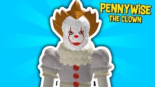 How To Be Pennywise The Clown In Robloxian Highschool Youtube - pennywise face roblox id