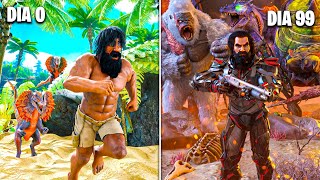 ¡SOBREVIVÍ 100 DÍAS en ARK Survival Evolved (The Island)!