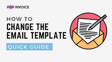 How to change the email template content in Pop Invoice