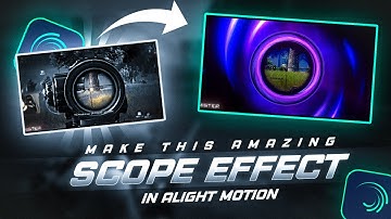 Amazing Scope FX on Android | Alight Motion Tutorial | Sinister FTW | #siddhagaming #siddhaedits