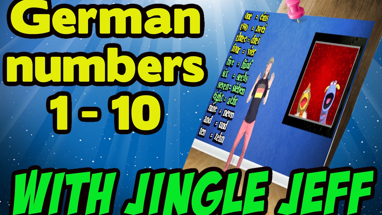 Learn German German Numbers 1 10 Counting Song German Youtube