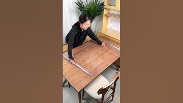 Transparent table protector cover #besthomegadgets #kitchengadgets #tablecovers #shorts
