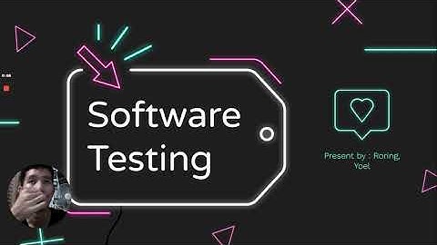 Software Verification and Validation   Presentation Software Testing