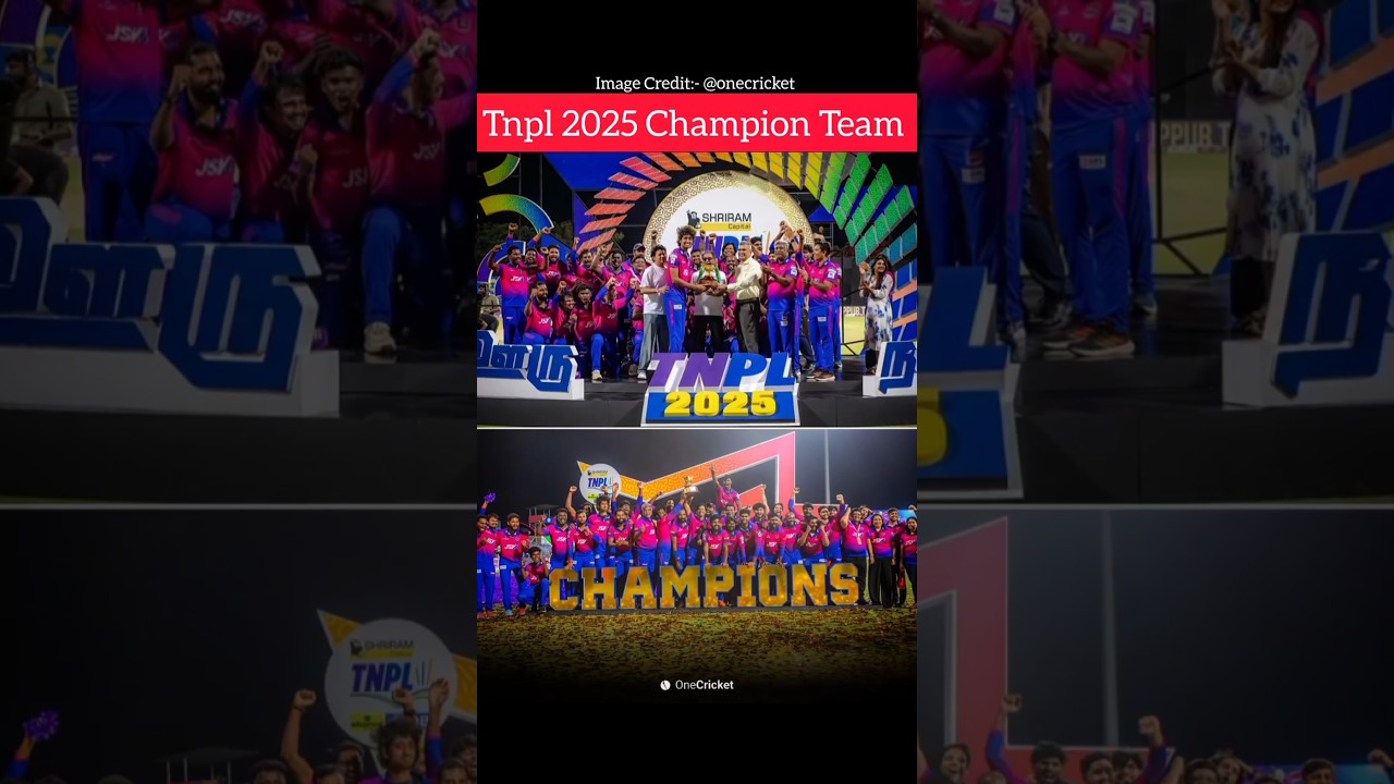 TNPL Champion 2025 Team☠️🔥 