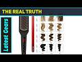 MEGAWISE Pro Ceramic Ionic Hair Straightener Brush Best Frizz-Free Styling Tool