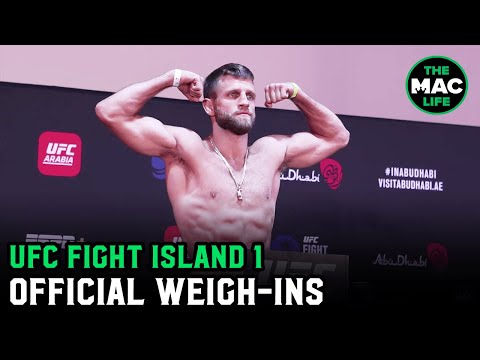 UFC Fight Island 1: Official Weigh-Ins