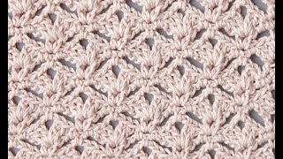 Узоры крючком для начинающих* Crochet patterns* Простой и красивый узор крючком  Урок 400