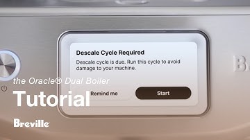 the Oracle® Dual Boiler | Learn how to descale your coffee machine | Breville AU