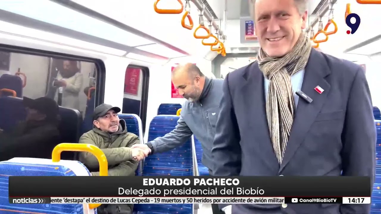 Inauguran la primera vía del Nuevo Puente Ferroviario Biobío