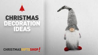 Top Nordic Christmas Decorations: Handmade Swedish Tomte,Santa - Scandinavian Gnome Plush-Christmas