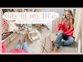 DAY IN THE LIFE | home haul, wrapping gifts, running errands, grocery run, & cooking a cozy meal! ✨