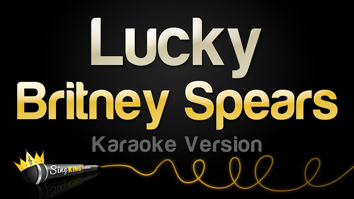 Lucky Karaoke version - Karaoke performance video thumbnail