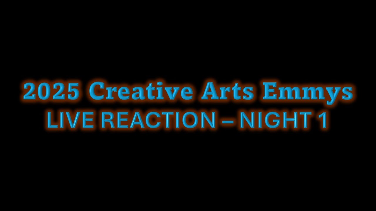 ⁣2025 Creative Arts Emmys LIVE REACTIONS - NIGHT 1