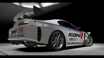 Toyota Supra Time attack - Shift 2 gameplay/no assist