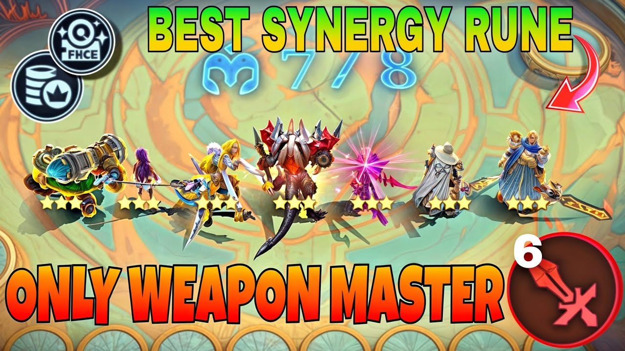 Magic Chess Best Synergy 2024 RUNE For Tharz Skill 3 ONLY WEAPON Magic chess best synergy 2024 rune for tharz skill 3 only weapon