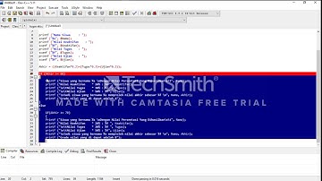 Tutorial menghitung nilai akhir menggunakan dev c++