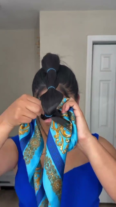 Bandana / pañuelo hack #retoshorts30  #shorts #peinados  #hairstyles
