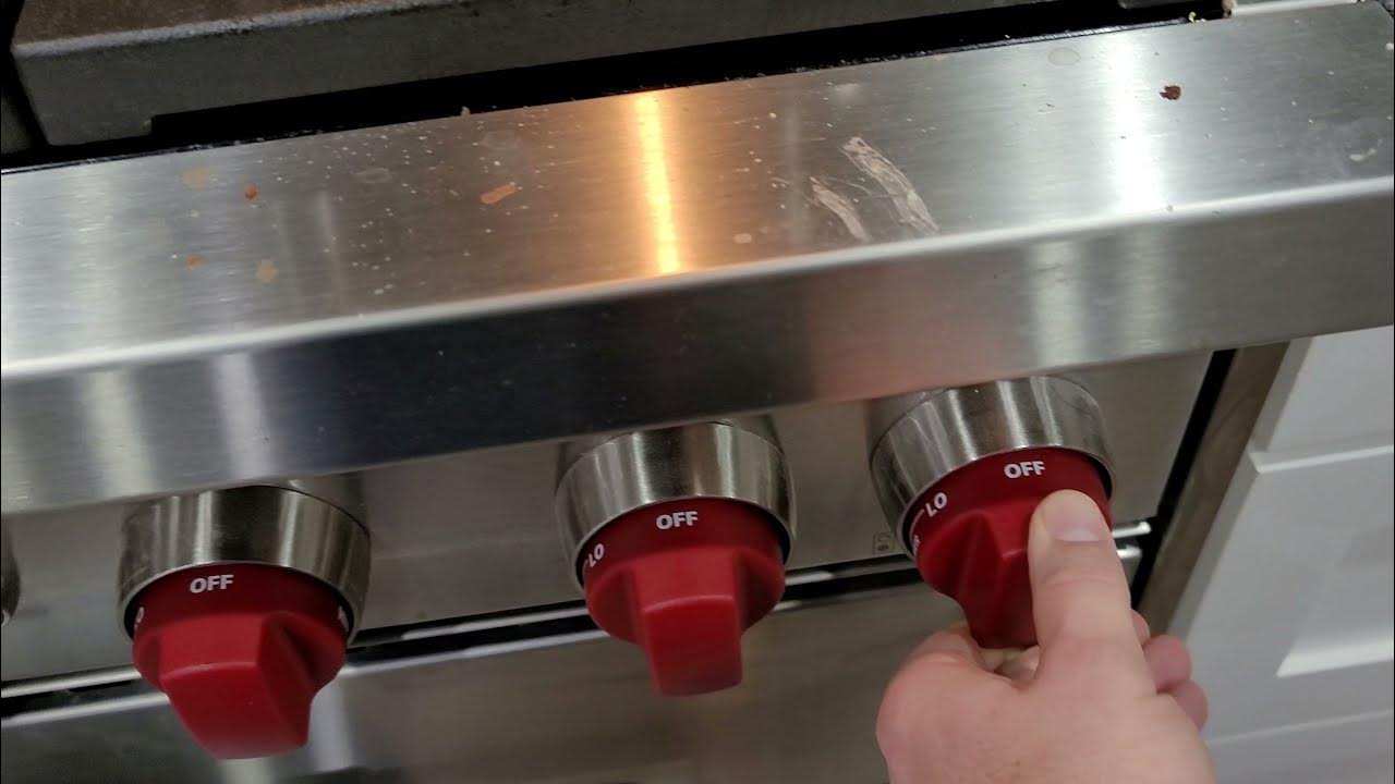 Wolf Model GR366 Issue with Pilot clicking while all burners are off