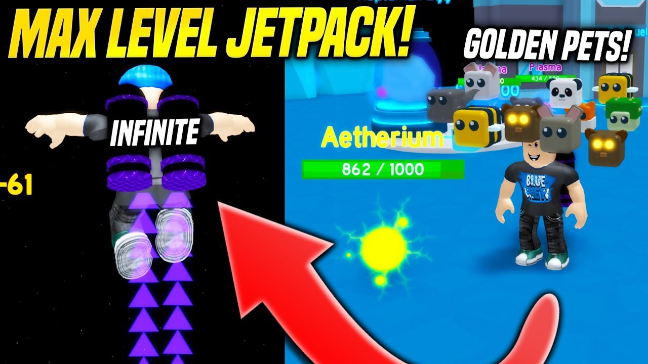 I Got The Max Level Jetpack And Infinite Fuel In Jetpack Simulator Roblox - 