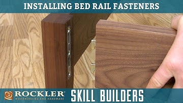 Installing Bed Rail Fastener Brackets | Rockler Skill Builders