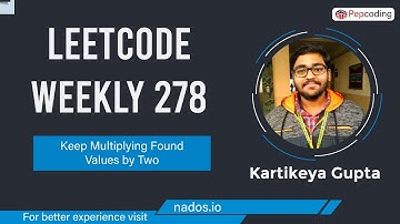 Keep Multiplying Found Values by Two| Leetcode 2154 | Leetcode Weekly 278 | C++ |Hindi