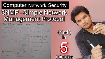 SNMP- Simple Network Management Protocol in hindi || network security || Akant 360