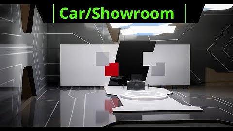 3D Car Showroom/Displayroom - Unity Package