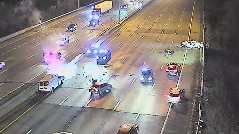 ODOT video shows deadly wrong-way crash on I-90 involving stolen Amazon van