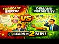 Forecast Error vs Demand Variability