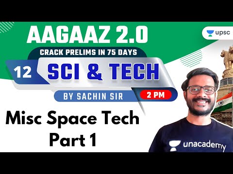 Misc Space Tech Part -1 | Science & Tech | AAGAAZ 2.0 UPSC CSE/IAS Prelims 2021