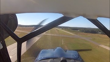 Tail wheel cross wind wheel landing lesson