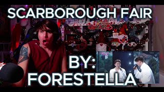 THIS IS BARDIC INSPIRATION!!!!!!! Blind reaction to Forestella - Scarborough Fair