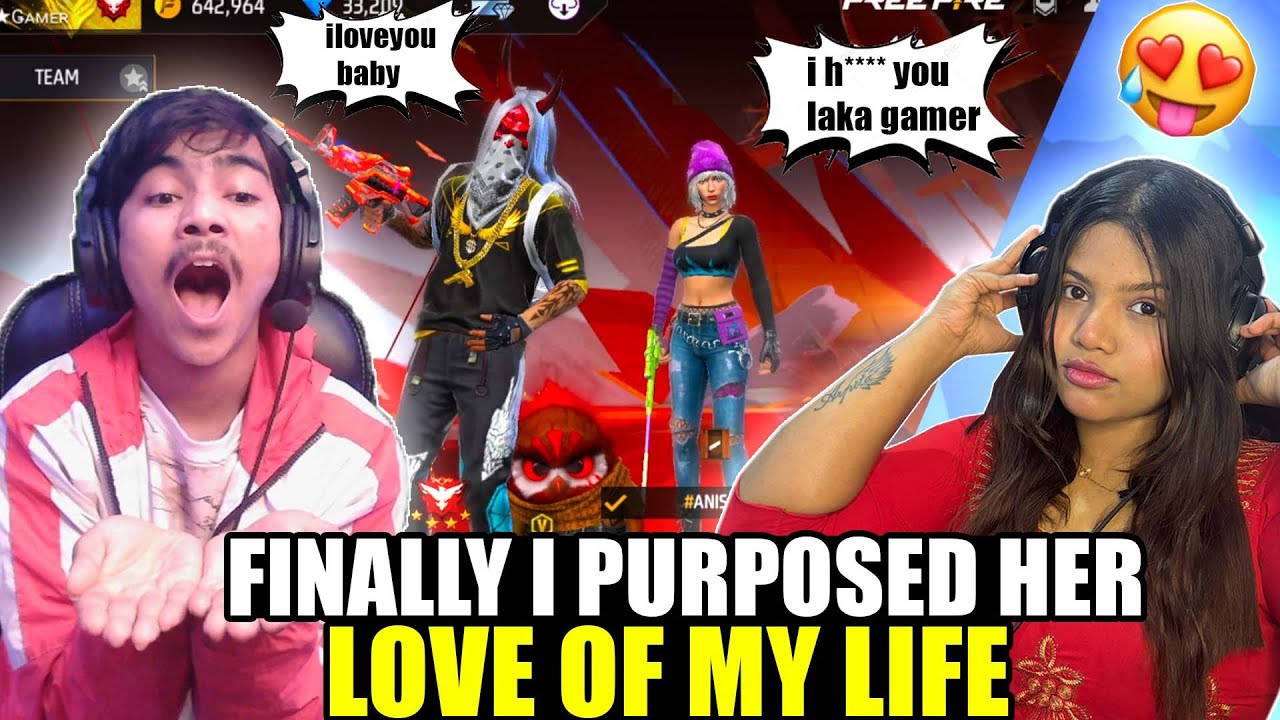 Finally i Purposed My Dream Girl On Free Fire😱 She Reject Me?😭