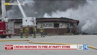 Fruitport Twp party store total loss after fire