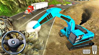 Heavy Excavator Rock Mining Stone Cutter Simulator Games - Android Gameplay screenshot 5