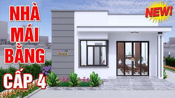 MẪU NHÀ CẤP 4 MÁI  BẰNG NGON - BỔ - RẺ ai ai cũng muốn xây | tiny house design