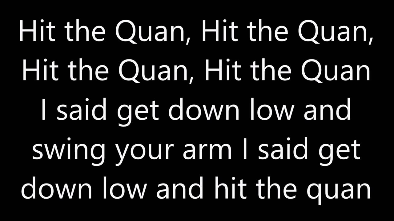iHeart Memphis Hit the Quan lyrics YouTube