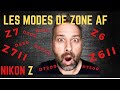 Nikon Z - Modes de zone AF