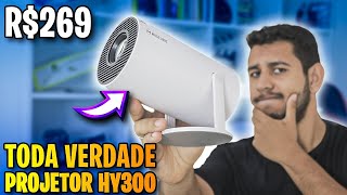 Opinião SINCERA e TODA VERDADE sobre o Projetor Magcubic HY300! Mini projetor Hy300 vale a pena?