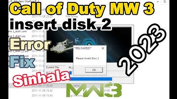 Why Is Call Of Duty: Mw3 Insert Disk 2 Not Working & How Do I Fix It?