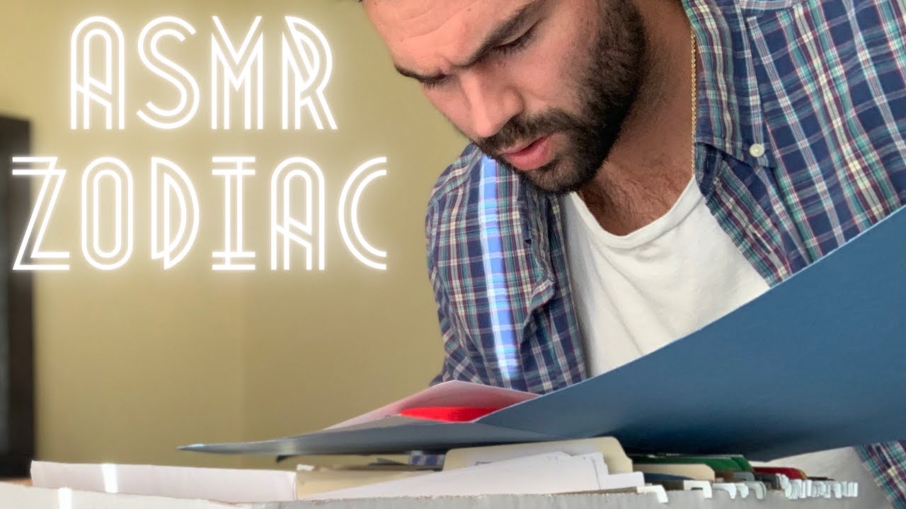 ASMR | ZODIAC Investigation 🔍 Rifling Through Files 📁