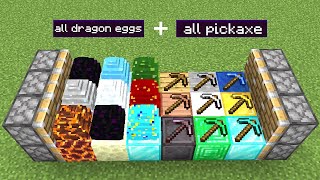 all dragons eggs + all pickaxe = ???