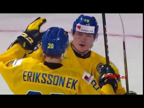 Carl Grundstrom Highlights: Team Sweden 2017 WJC