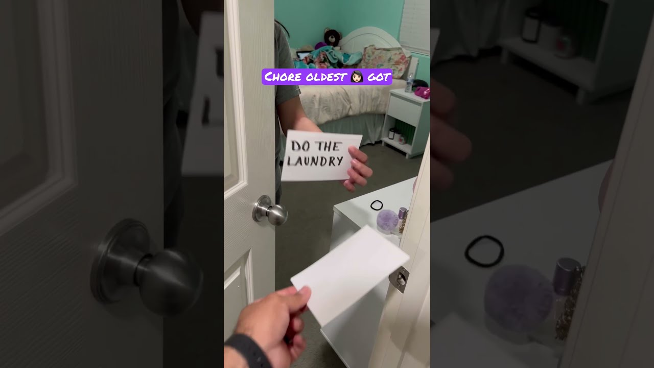 Mystery Chore Chores Youtubeshorts Youtube Middlechild Homemade