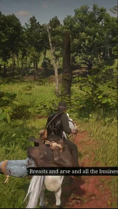 RDR2 - This NPC bounty offered me PORN in exchange of freedom !!