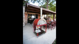 Grande Wood Fired Oven With  Sleek Line Stand #brickoven #pizzalover #food #woodfirepizza #pizza