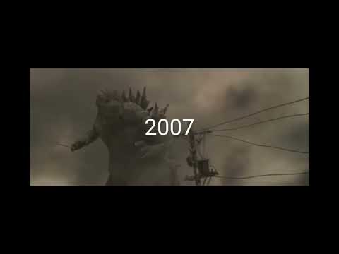 godzilla evolution 1954 to 2021.999