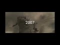 Godzilla evolution 1954 to 2021999